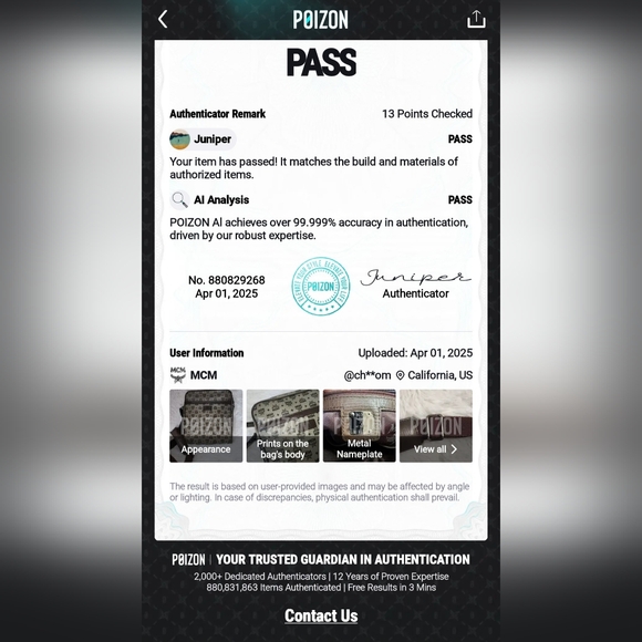 MCM VISETOS Brown Crossbody Bag - Picture 3 of 15